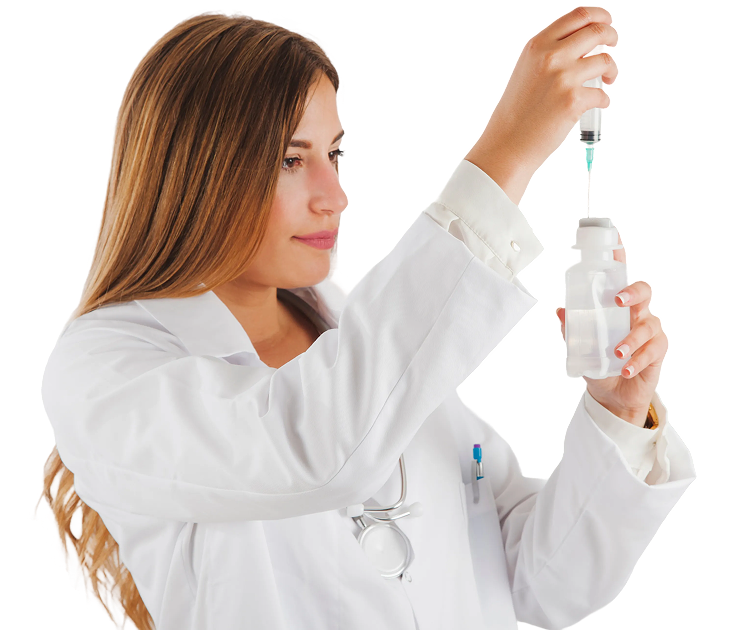 doctora-llenando-agujas