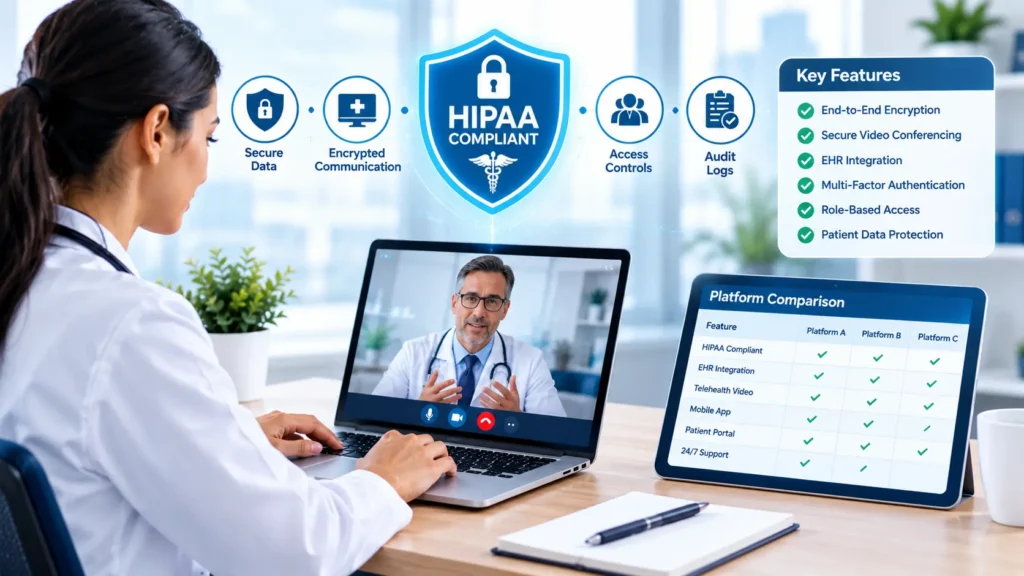 Secure Telehealth Healthcare Technology